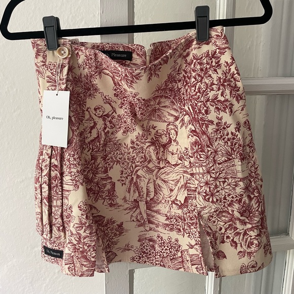 Oh, Pleasure Printed Monarca Skirt/Jacket Set - Picture 5 of 12